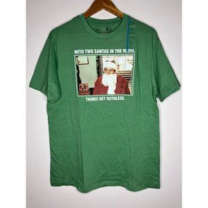 The Office Christmas Men's Large Green New T-Shirt